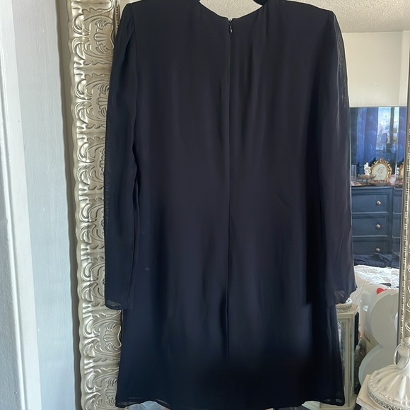 Liz Claiborne| Floral print cocktail dress|Black| 4P| EUC - Picture 10 of 10